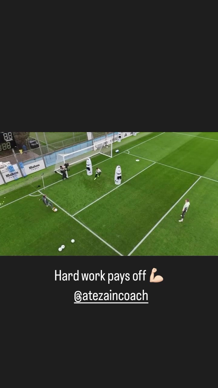 华体会app下载-神反应挡出奥赖利捅射！库尔图瓦晒平时训练视频：努力终有回报